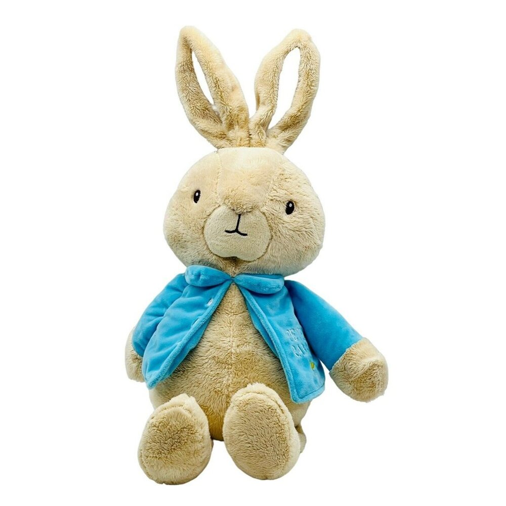 Peter Rabbit Plush 12‎ inch Kids Preferred 2016 Blue Jacket Embroidered Carrot